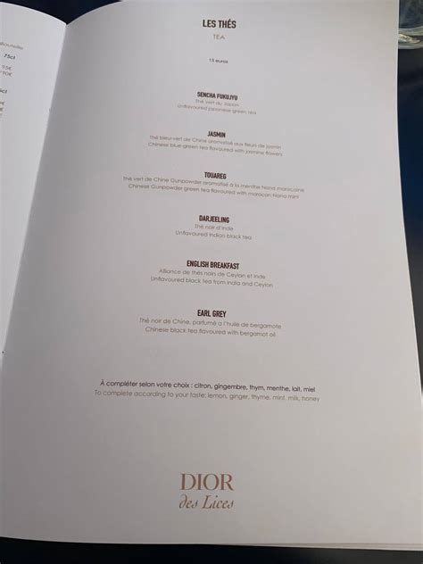 dior des lices|dior des lices menu.